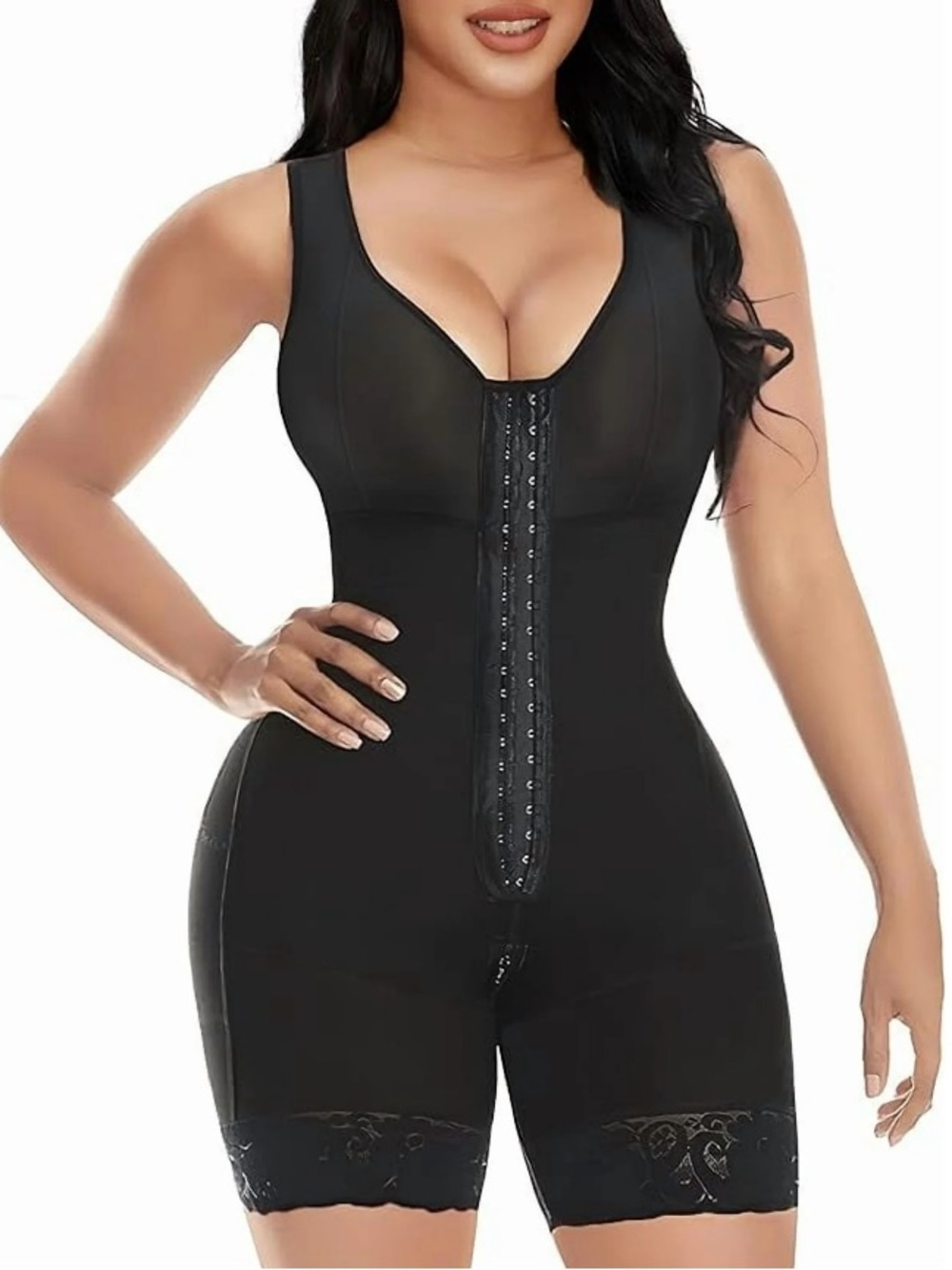 Yianna Fajas Colombianas Full Firm Adjustable Shapewear Womens Small